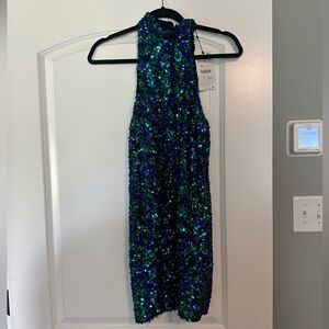 Zara sequin party dress
